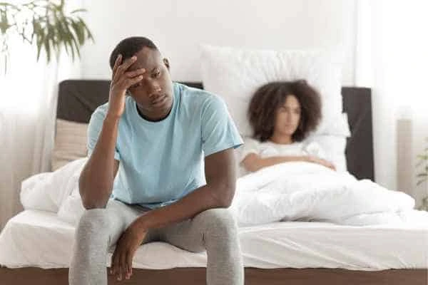 Man upset about ED symptoms Ledbury