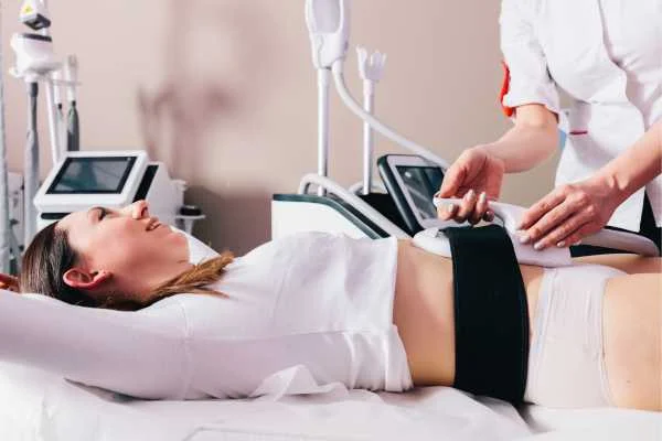 woman having body sculpting to help improve her body image and her mental health Ledbury
