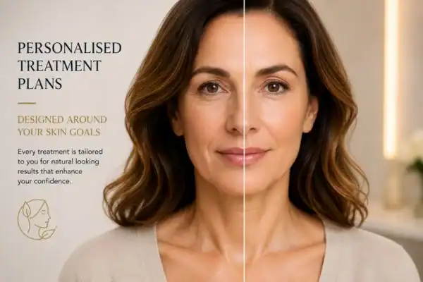 Before and after results of Collagen Lift Therapy Ledbury